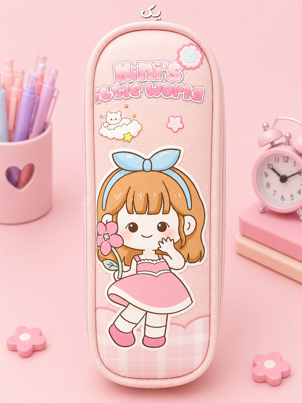 جامدادی فانتزی دخترانه جادار طرح Nini’s Little World