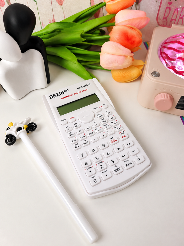 ماشین حساب مهندسی DEXIN مدل KK-82MS-B | ۲۴۰ تابع در ۴ رنگ پاستلی