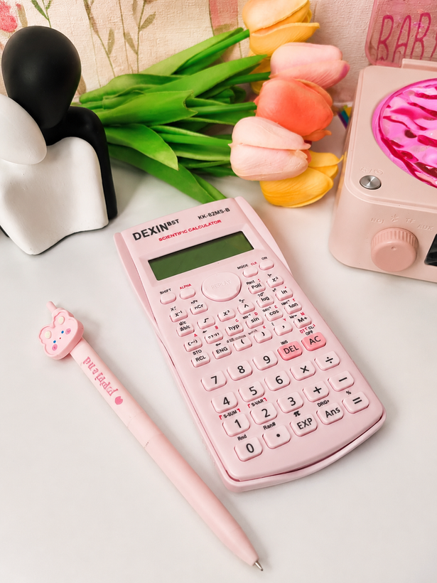 ماشین حساب مهندسی DEXIN مدل KK-82MS-B | ۲۴۰ تابع در ۴ رنگ پاستلی